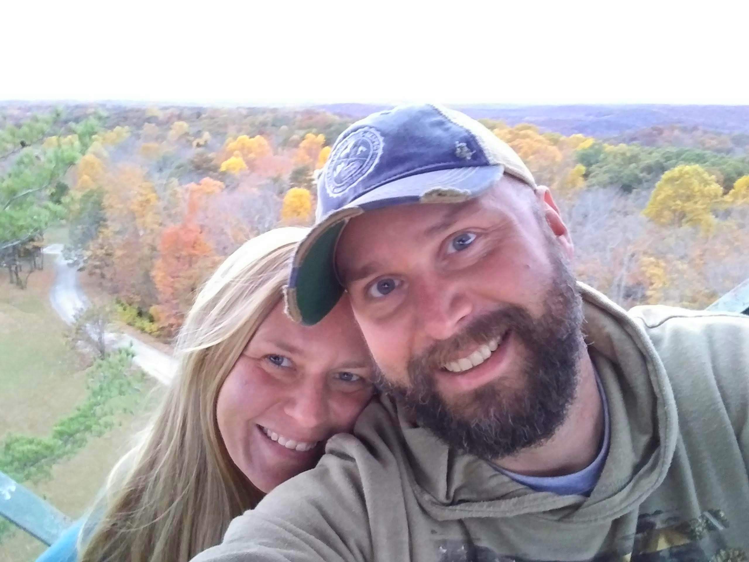 Jake and Sasha enjoying their time together, taking in all the wonders of nature.